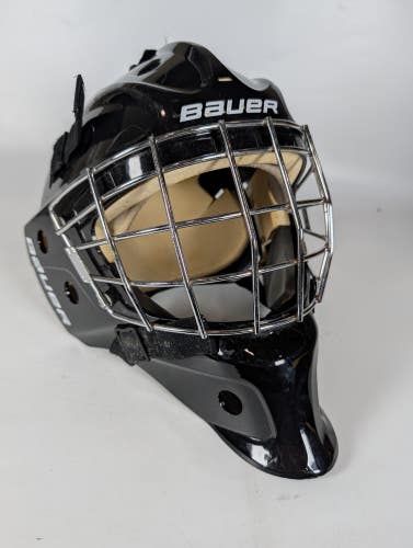Bauer NME3 Hockey Goalie Helmet Black Junior Size: M/L