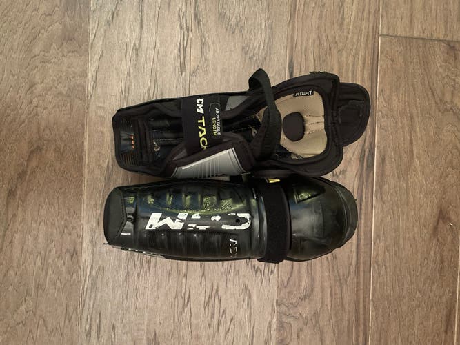Youth CCM Tacks AS-V 11" Shin Pads (Used)