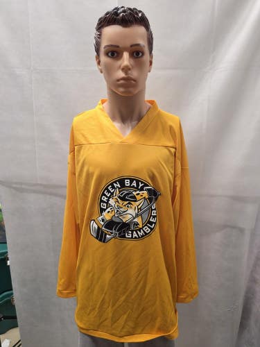 Team Issued Green Bay Gamblers Practice Jersey K1 Sportswear XL USHL