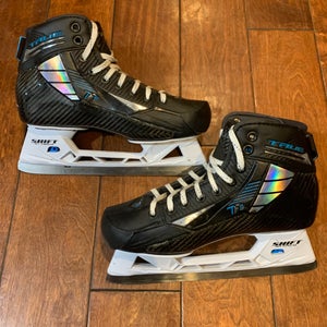 True TF9 Goalie Skates Size 7.5R *Please Read Full Description*