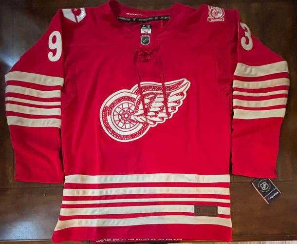Detroit Red Wings Alex Debrincat #93 100 Year Centennial Jersey Adult XL (54)