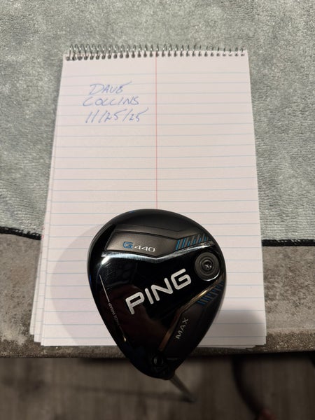 Men's 2025 Ping G440 max Left Hand Fairway Wood Stiff Flex 4 Wood (Used)