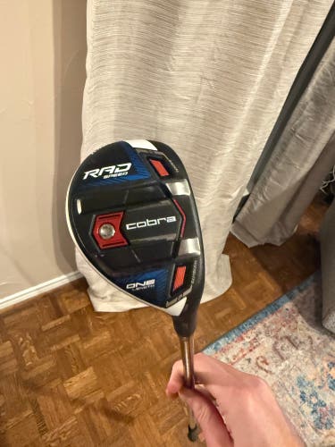 Men's 2021 Cobra RAD Speed One Length Right Handed Hybrid Stiff Flex 4H (Used)
