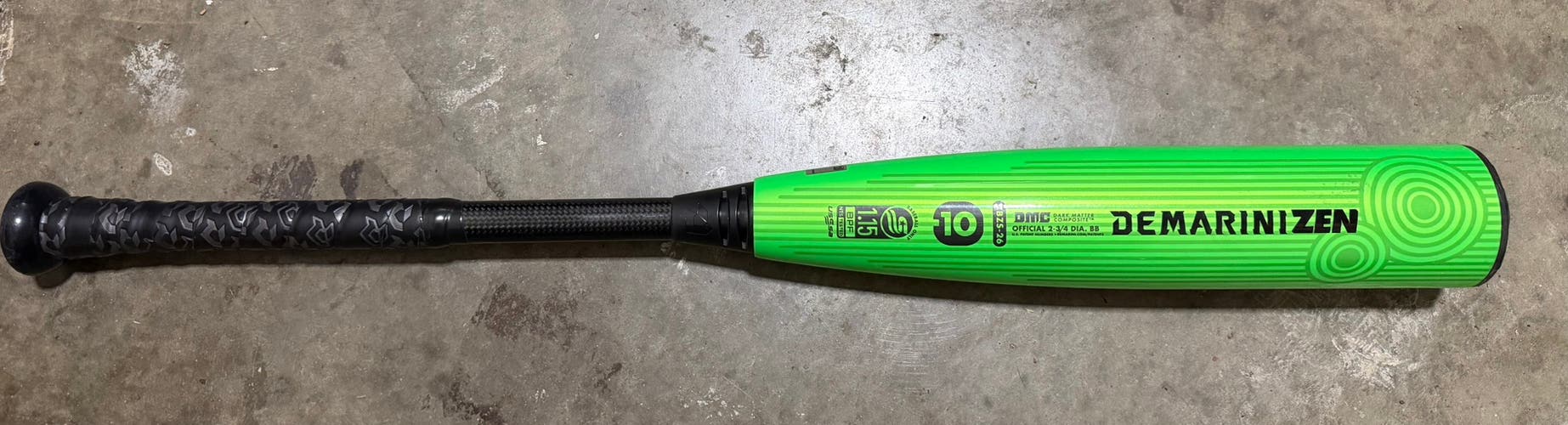 2026 DeMarini CF Zen Composite USSSA Certified Bat (-10) 18 oz 28" (Used)