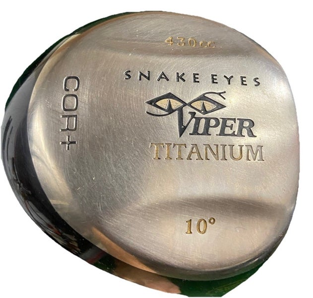 Snake Eyes Viper Ti 430 Driver 10 RH Grafalloy ProLaunch Blue Stiff 44 New Grip