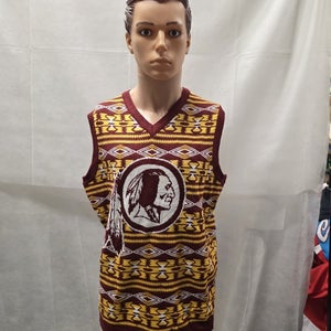Washington Redskins Ugly Christmas Sweatervest L NFL