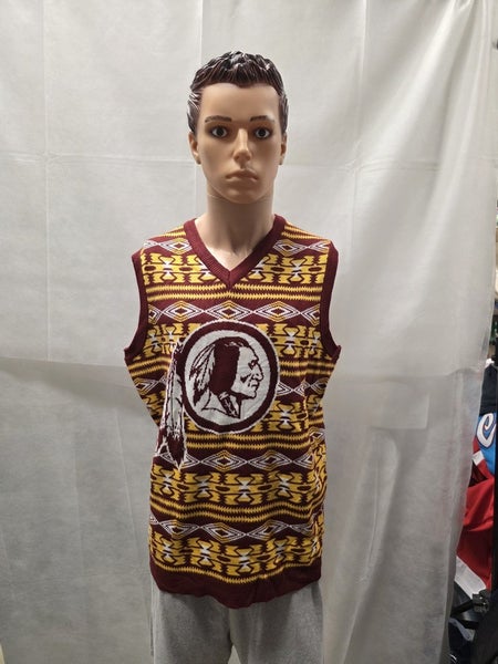 Washington Redskins Ugly Christmas Sweatervest L NFL