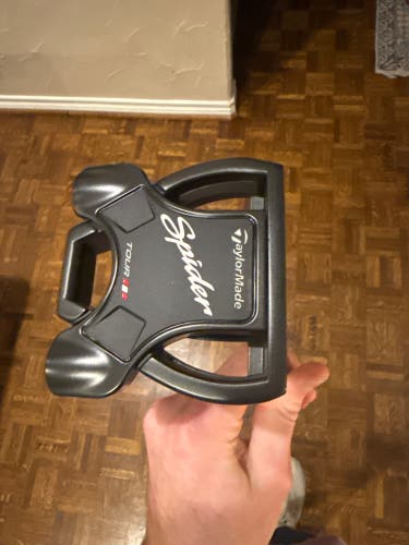 Black Men's 2021 TaylorMade Spider Mallet Right Handed Putter Uniflex 35" (Used)