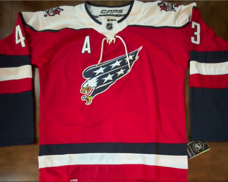 Washington Capitals Tom Wilson Eagle  Alternate Jersey Size Adult XL (54)