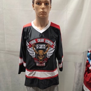 Four Color Demons TESD Black Jersey Size S Comic Biker