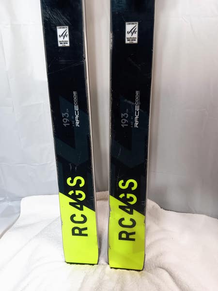 Fischer RC4 FIS GS Race Skis 193cm/30m - VG/EXC - *Prepped