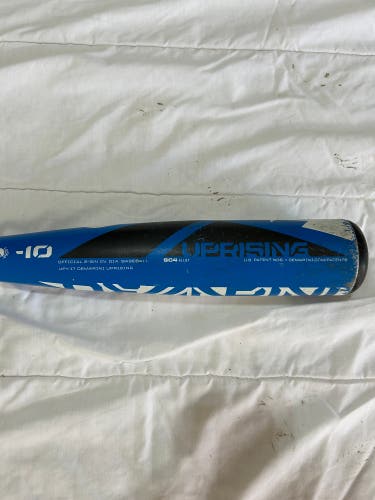 2017 DeMarini Uprising Alloy USSSA Certified Bat (-10) 18 oz 28" (Used)