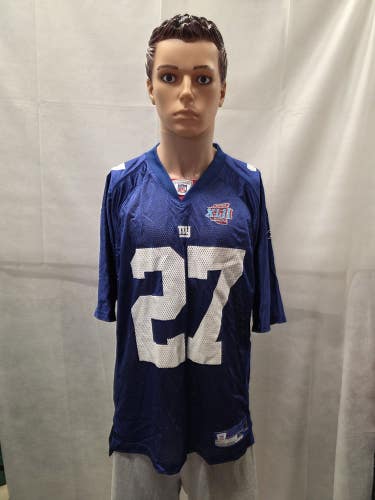 Brandon Jacobs New York Giants Super Bowl XLII Reebok Jersey L