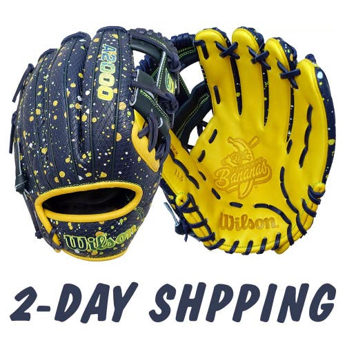 NEW | 2025 Savannah Bananas Wilson A2000 1786SS Splatter 11.5 Infield Baseball Glove | FAST SHIP
