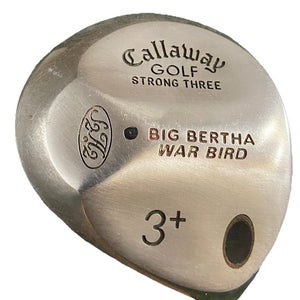 Callaway Big Bertha War Bird Strong 3+ Wood RH Memphis 10 Stiff Steel 42 In. HC