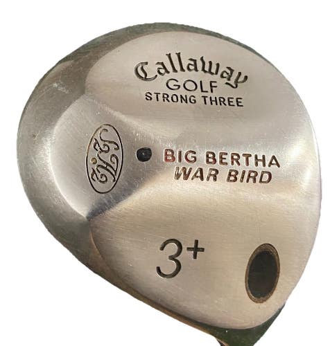 Callaway Big Bertha War Bird Strong 3+ Wood RH Memphis 10 Stiff Steel 42 In. HC