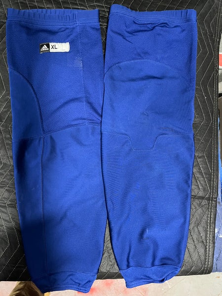 Blue Senior XL Adidas Socks (Used)