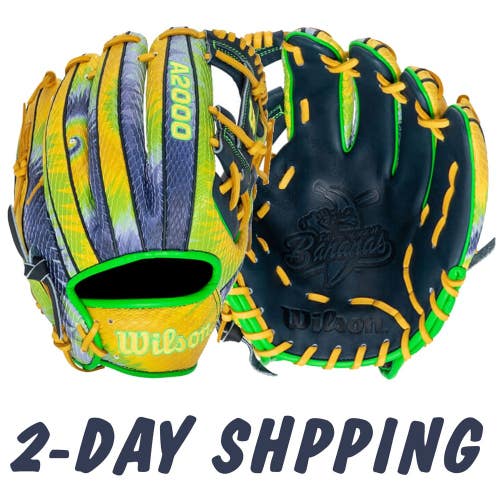 NEW | Savannah Bananas Wilson A2000 1786SS Tye Dye 11.5 Infield Baseball Glove | FAST SHIP