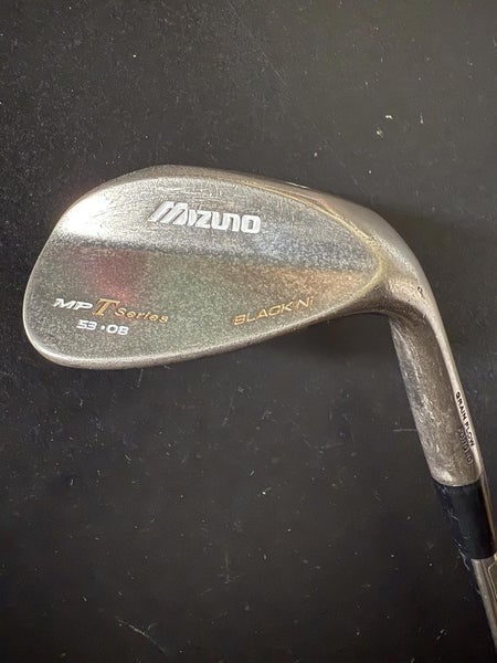 Mizuno MP T Series Black NI Mens Right Handed Approach 53 Degree Wedge Golf Club