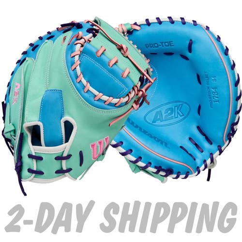 NEW | Fall 2025 Wilson A2K 1734 34" Baseball Catcher's Mitt WBW10347634 | 2-DAY SHIP