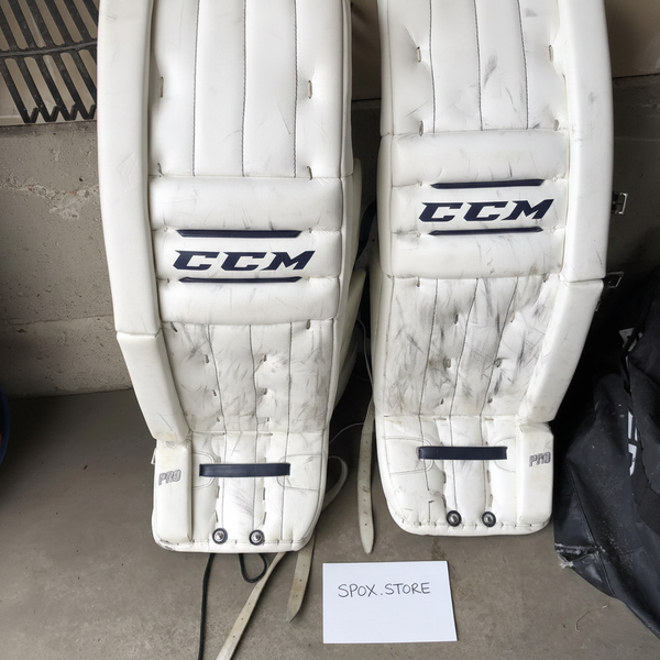 CCM Retro Flex Goalie Full Set – 34” +2 | Senior | White | Great Condition (READ DESCRIPTION)