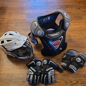 Youth medium Maverik charger cascade CPV-R Starter Kit NOCSAE EKG used MD