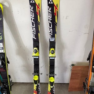 Fischer RC4 World Cup SL 135 cm Racing Skis With Bindings (Used)