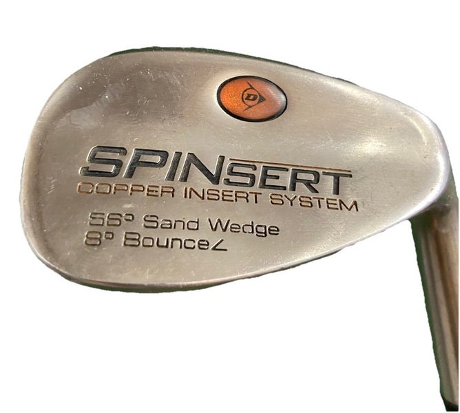 Dunlop Copper Insert Sand Wedge 56*08 RH Regular Steel 35.5" New Jumbo Grip Nice
