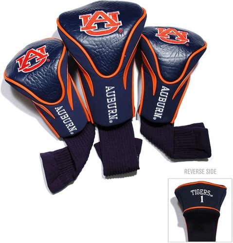Team Golf Contour Golf Club Headcovers 3pk (Auburn Tigers) NCAA NEW