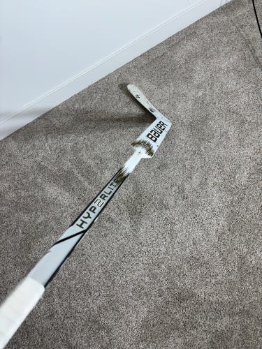 Jiri patera golden knights Bauer Hyperlite 2 Regular Goalie Stick 24.5" Paddle Pro Stock (Used)