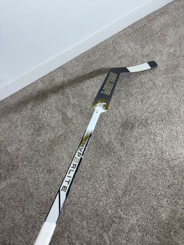 Logan Thompson golden knights Bauer Hyperlite 2 Full Right Goalie Stick 25" Paddle Pro Stock (New)