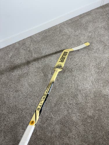 Logan Thompson golden knights Bauer Hyperlite 2 Full Right Goalie Stick 25" Paddle Pro Stock (New)