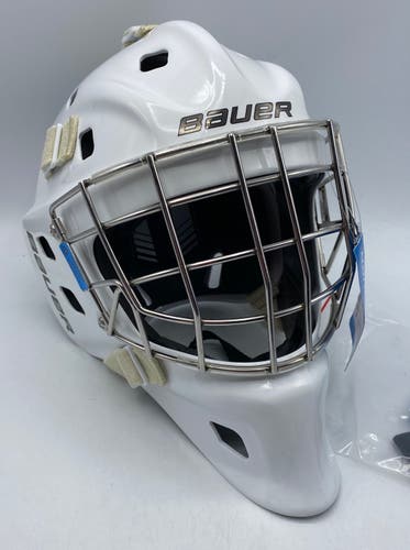 NEW Bauer NME One Goal Mask, White, Medium