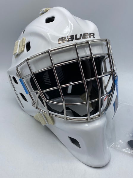 NEW Bauer NME One Goal Mask, White, Medium