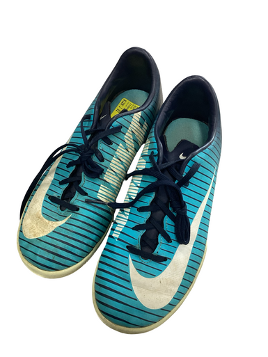 Used Nike MERCURIAL Soccer Indoor Shoes Royal Blue Junior 02 11613-S000167188