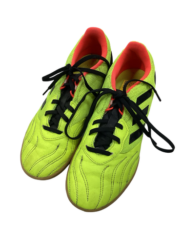 Used Adidas Soccer Indoor Shoes Yellow Senior 6 11613-S000160717