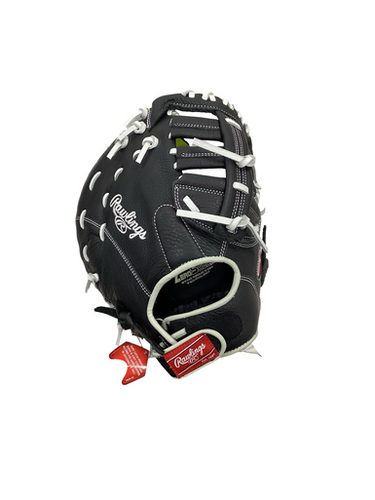 Used Rawlings ZERO SHOCK BB/SB First Base RH Throw White And Black 12" 11613-S000169269