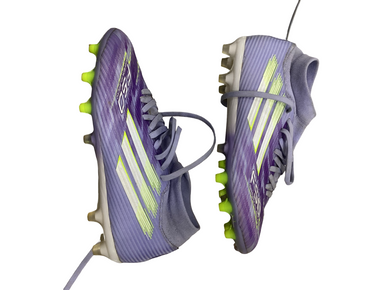 Used Adidas F50 SPARK FUSION Soccer Cleats Purple Junior 06 11613-S000169207