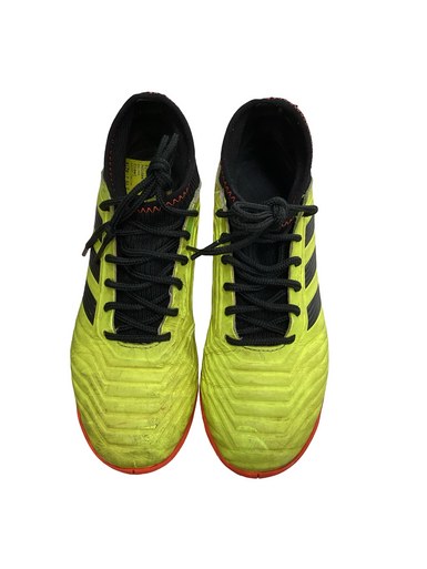 Used Adidas PREDATOR Soccer Indoor Shoes Yellow Junior 04.5 11613-S000164749