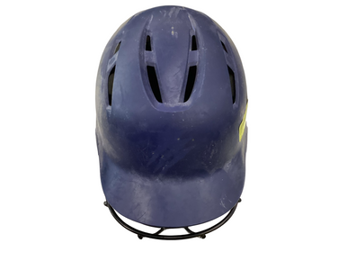 Used Demarini WTD5423NASM Batting Helmet w/Mask Navy Blue S/M 11613-S000164642