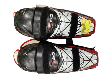 Used Bauer X60 Senior Shin Guards Black 11" 11613-S000164338