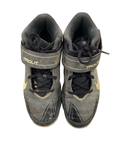 Used Nike TROUT BB/SB Cleats Black Junior 06 11613-S000162997