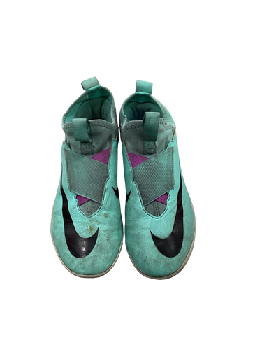 Used Nike AIR ZOOM Soccer Indoor Shoes Royal Blue Junior 04.5 11613-S000161388