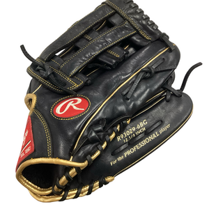 Used Rawlings R9 PRO H BB/SB Glove RH Throw Black 12 3/4" 11613-S000171580
