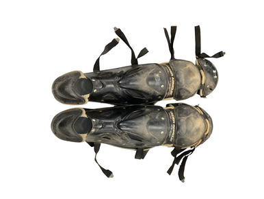 Used Under Armour UALG2-SRVS Catchers Leg Guards Black Adult 11613-S000170195