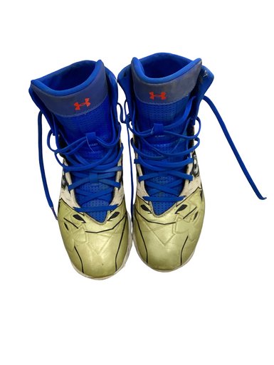 Used Under Armour Jr FB Cleats Royal Blue Junior 05 11613-S000167735