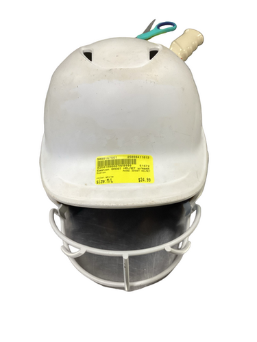 Used Easton GHOST HELMET Batting Helmet w/Mask White M/L 11613-S000167661