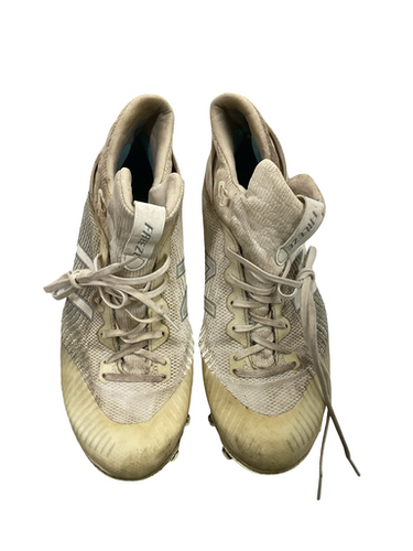 Used New Balance FREEZE LAX Cleats Mens White Senior 11.5 11613-S000165205