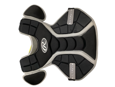 Used Rawlings RENEGADE Catchers Chest Protector Grey Adult 11613-S000162230