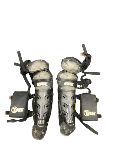 Used TPX Catchers Leg Guards Black Adult 11613-S000160249